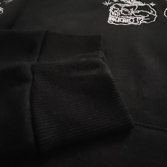 NWT Forever 21 Mens Buena Suerte Religious Sweatshirt Hoodie Sz. XL - Picture 6 of 12